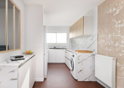Rénovation d’une cuisine dinatoire japandi